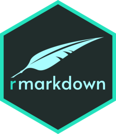 hex logo for the rmarkdown package